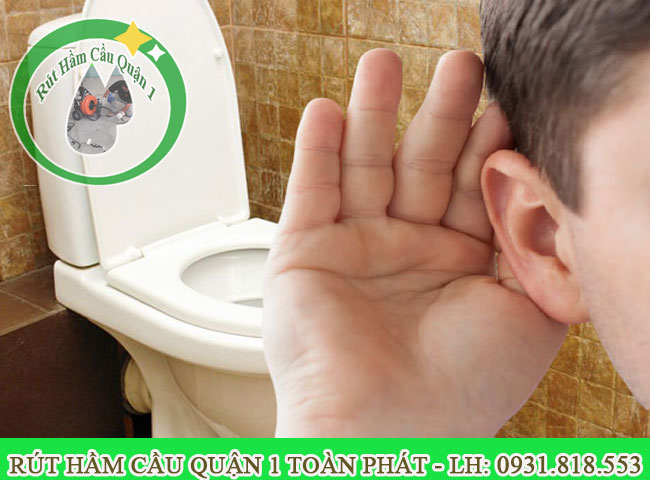 bồn cầu ph&aacute;t ra tiếng k&ecirc;u