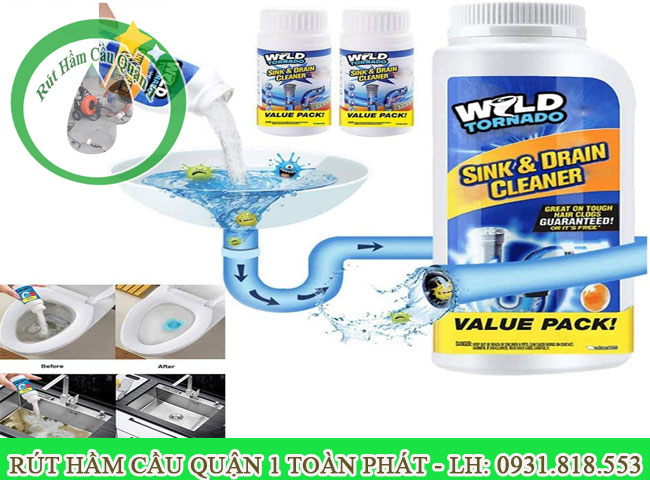 c&ocirc;ng dụng của bột th&ocirc;ng cống