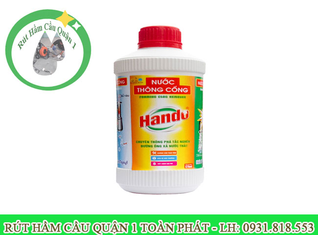 thuốc th&ocirc;ng cống hando