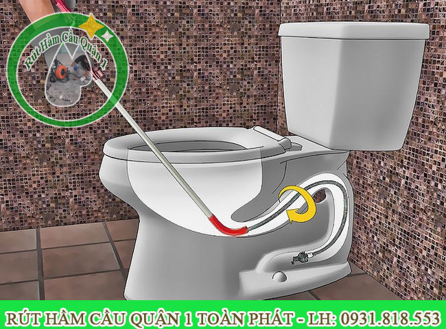 dùng máy hút bụi để thông cầu