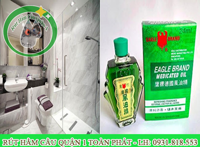 d&ugrave;ng dầu gi&oacute; xử l&yacute; m&ugrave;i cống