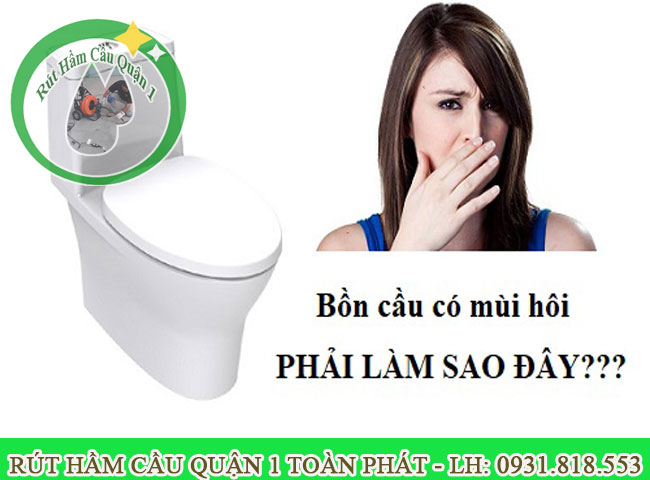 bồn cầu có mùi hôi