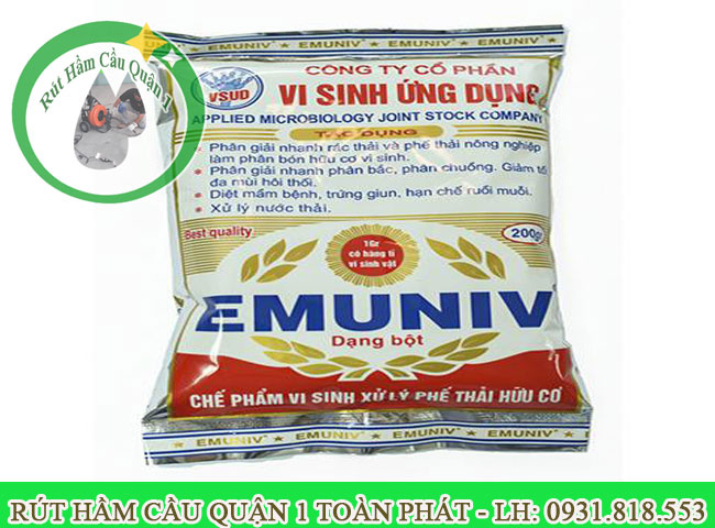 bột vi sinh thông cống